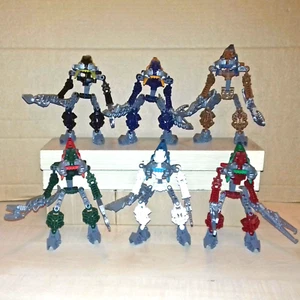LEGO BIONICLE VAHKI - FULL COMPLETE SET - 8614 8615 8616 8617 8618 8619 - Picture 1 of 7