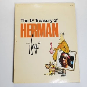 The 1st Treasury of Herman by Jim Unger 1988 Trade Paperback - Picture 1 of 5