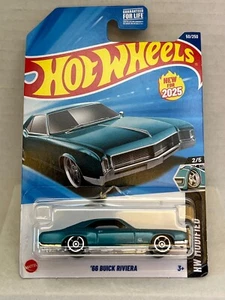 NIP 2025 Hot Wheels Mainline '66 Buick Riviera 50/250 Aqua Blue HW Modified 2/5 - Bild 1 von 3