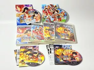 PlayStation 3 Software 3 set One Piece Pirate Warriors 1, 2, 3 Unlimited World - Picture 1 of 11