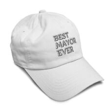 Twill Cotton Soft Women Baseball Cap Best Mayor Ever Embroidery Dad Hats for Men