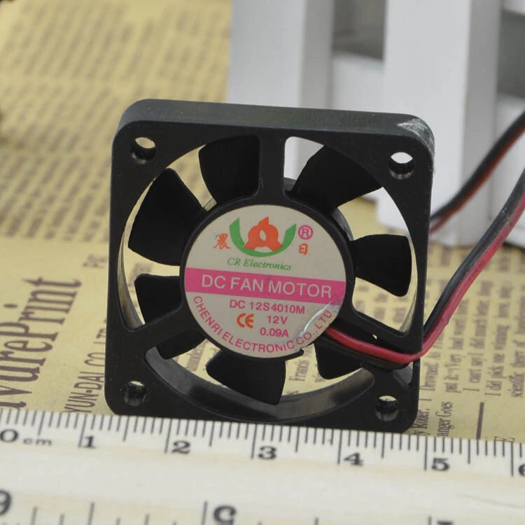 1 pcs Morning Sun 4010 12V 0.09A DC12S4010M 2-wire silent graphics card fan - Image 1 of 2