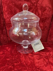 Ashland 9" Glass Apothecary Jar New With Tag - Picture 1 of 5