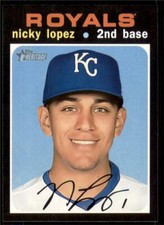 2020 Topps Heritage Base #305 Nicky Lopez - Kansas City Royals