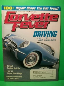 Corvette Fever ~ January 2002 ~ Driving The Classics - Imagen 1 de 3