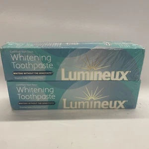 (2) Lumineux Oral Essentials Whitening Toothpaste Non Toxic Fluoride Free 03/25 - Picture 1 of 6