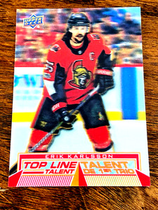2018-19 Upper Deck Tim Hortons Top Line Talents #TLT7 Erik Karlsson