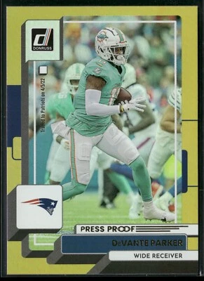 2022 Panini Donruss - Devante Parker #122 Press Proof Premium - Image 1 of 2