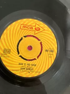John Rowles. Now is the hour . 7”vinyl 1968. MCA records VG+ - Imagen 1 de 4