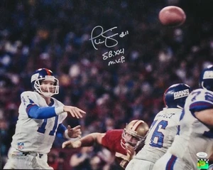 New York Giants Phil Simms signed 16x20 Photo w/ JSA Cert - Picture 1 of 2