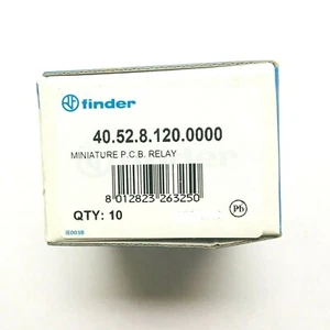 40.52.8.120.0000 Finder Relè 8 Amp DPDT, Bobina 120VAC, PCB (Confezione da 10) - Foto 1 di 5