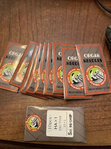 100 90/14 BP BALL POINT ORGAN 15X1 HAX1 HOME SEWING NEEDLES 130X705H - Picture 1 of 1