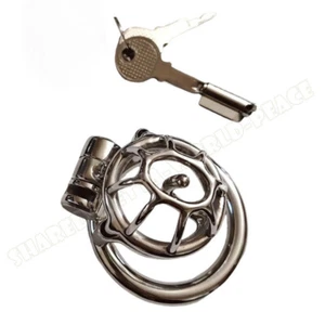 Stainless Steel Chastity Cage Albert Piercing Custom Metal Cage Bondage Lock - Picture 1 of 16
