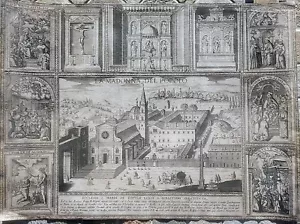 Stampa antica Giovanni Maggi Matteo Greuter 1651 Santa Maria del Popolo rara - Picture 1 of 11