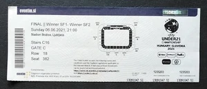 TOP TICKET Final U21 Länderspiel 6.6.2021 Deutschland - Portugal # 382 Ljubljana - Picture 1 of 2