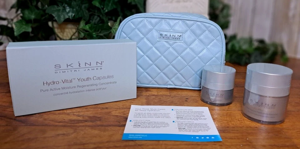 Skinn Dimitri James Hydro Vital Set Moisture Hydration Face Eye Cream Capsules - Image 1 of 4