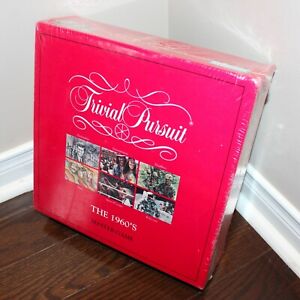 new sealed 1990 Trivial Pursuit The 1960's Master Game Parker Brothers vintage