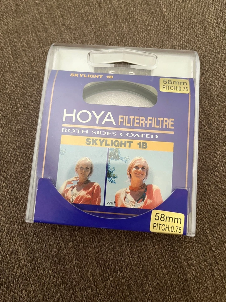 Hoya Coated Filter - Skylight 1B, 58mm - Open Box Case - Image 1 of 1