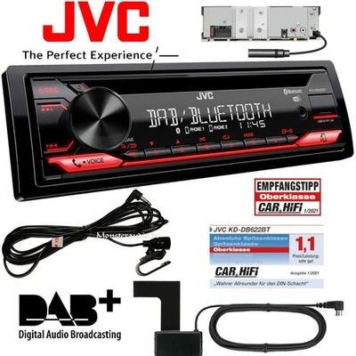 JVC KD-DB622BT mit DAB+ Autoradio DSP Bluetooth 1-DIN für Android iOS iPhone - Bild 1 von 4