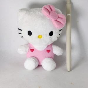 Hello Kitty By Sanrio 5 Inch Plush Pink Outfit **FREE SHIP** - Picture 1 of 9