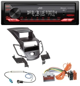 JVC Bluetooth USB DAB MP3 Autoradio für Ford Fiesta 08-10 Display schwarz - Bild 1 von 8