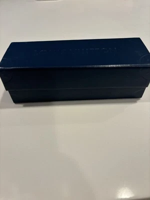 Louis Vuitton подлинный синий солнцезащитные очки магнитный чехол замши кожи LV логотип коробка - Изображение 1 из 4