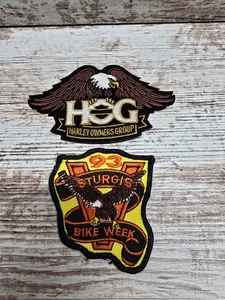 set 2 patches harley davidson sturgis - Bild 1 von 2