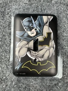 BATMAN Justice League Warner Brothers Single Switch Plate - Open Road Brands NEW - Picture 1 of 9