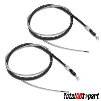Cable de freno de estacionamiento trasero de 31,6 pulgadas 2 piezas para Audi A3 Quattro Volkswagen Golf Jetta Foto 1 de 4