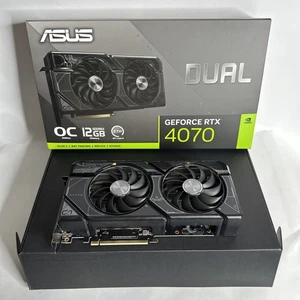 ASUS Dual OC GeForce RTX 4070 12GB RAM - Graphics Card - Excellent - Picture 1 of 6