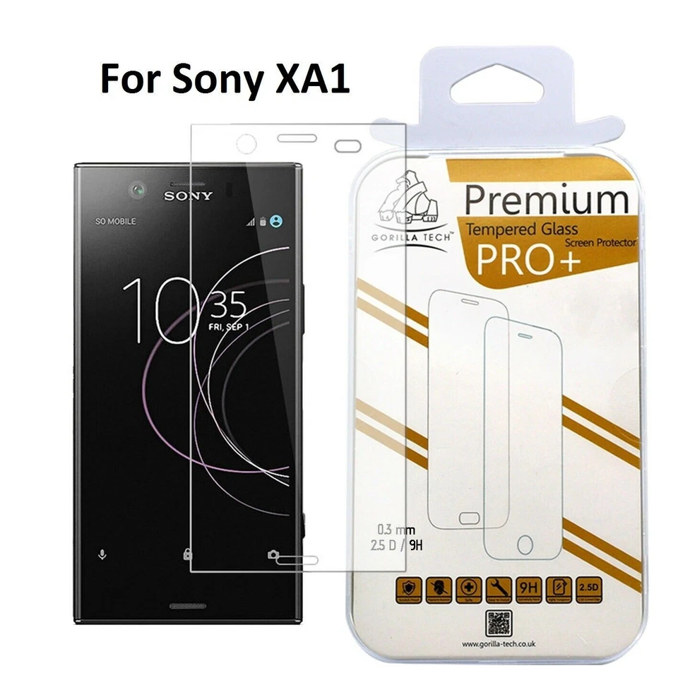 Xperia XA1 Screen Protector Tempered Glass for Sony 100% Genuine Gorilla Tech  - image 1 of 1