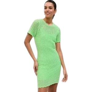 GAP NUEVO CON ETIQUETAS Mini Vestido Crochet Verde Claro Dobladillo Viela Forrado Talla XL Playa Ropa Resort - Imagen 1 de 10