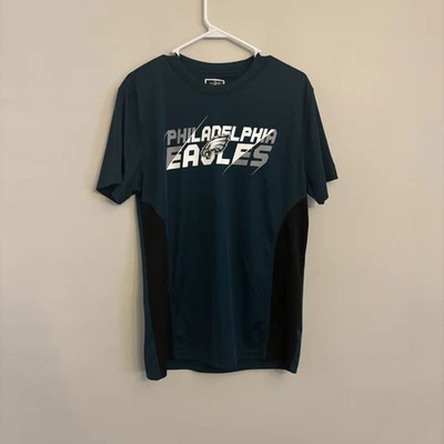 Philadelphia Eagles Shirt Men Medium Green NFL Team Apparel Short Sleeve Birds - Image 1 of 4