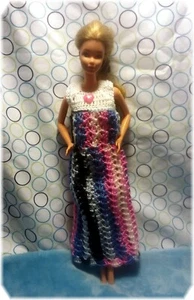 Handmade Crochet Doll Nightgown that Fit 11.5" Barbie / NO DOLL/ NO SHOES - Picture 1 of 7
