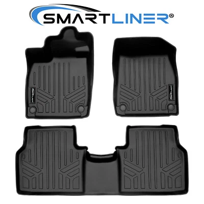 SMARTLINER 2 Row Floor Mats Liner Set 2022-2025 Audi Q4 e-tron Sportback e-tron - Image 1 of 4