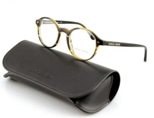 NEW Genuine GIORGIO ARMANI Brown Havana Round Frames EyeGlasses AR 7004 5594 - Picture 1 of 12