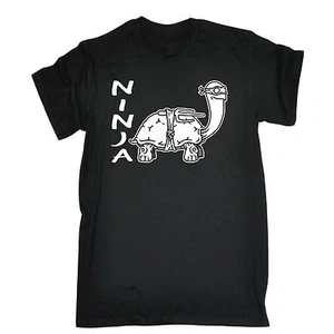 Ninja Tortoise T-SHIRT Cute Joke Clever Tee Top Present birthday funny gift - Picture 1 of 9