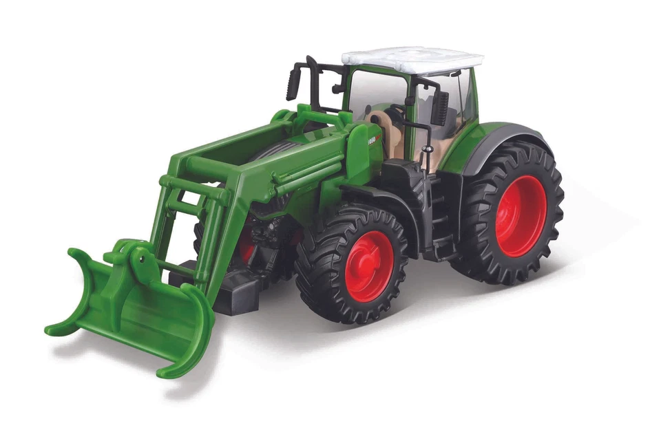 Bburago 18-31636 - Trattore - Fendt 1050 Vario Con Pinza di Legno (10cm) Trek - Immagine 1 di 1