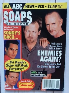 ABC Soaps In Depth Luke Laura Scotty GH Tony Geary Sonny Brenda Jason Robin 1998 - Picture 1 of 1