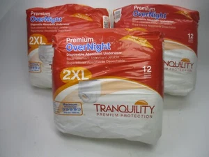Tranquility Premium Overnight Underwear, 2X-LARGE, XXL, 2XL, 2118 - Pack of 12 - Picture 1 of 6