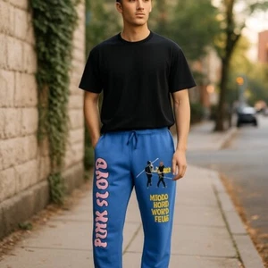 Pink Floyd Graphic Sweatpants Joggers Casual Comfy Lounge Pants 3XL - Picture 1 of 12