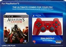Assassin's Creed 2 With DualShock 3 Bundle Red PlayStation 3 Very Good 3E