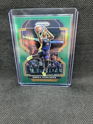 2022 Panini Prizm WNBA Green Prizm NNEKA OGWUMIKE 92 Sparks - Image 1 of 3