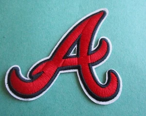 Atlanta Braves Alternate Logo - MLB Baseball New Iron-On Patch 3" x 3½" - Picture 1 of 1