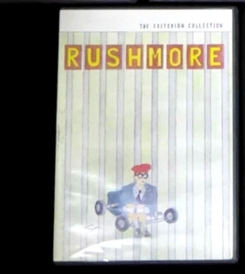 RUSHMORE DVD THE CRITERION COLLECTION INCLUDES INSERT POSTER MAP GREAT CONDITION - Picture 1 of 7