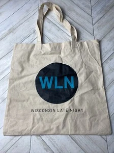 University Of Madison Wisconsin Badgers Wisconsin late night Canvas bag - Picture 1 of 3