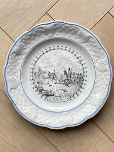 Assiette parlante en faïence de Choisy le Roi - bataille de Montenotte - Italie - Bild 1 von 3