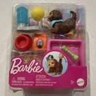 Barbie Pet Puppy and Accessories Set with Moving Tail and Head Mattel Dog New