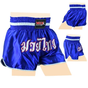 MRX Muay Thai Shorts Boxing Cage Fight Fighter MMA Kick Boxing Trunk Mens Womens - Picture 1 of 50