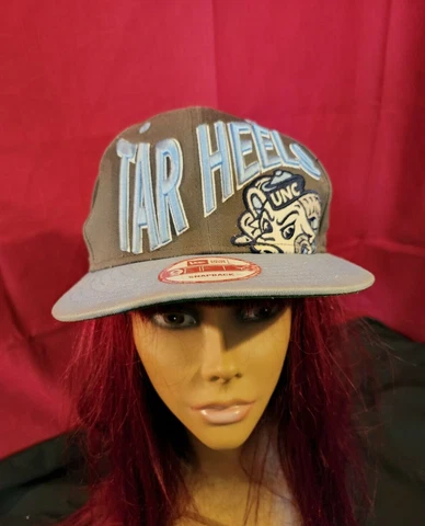 Cap UNC North Carolina Tar Heels Embroidered Logo Hat 9Fifty New Era snapback Cover